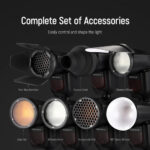 Neewer Magnetic Accessories Kit for Z1/Z2 Round Head Flashes - Image 9