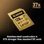 Lexar 128GB ARMOR GOLD UHS-II SDXC Memory Card - Image 7