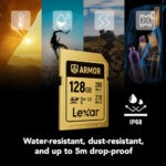 Lexar 128GB ARMOR GOLD UHS-II SDXC Memory Card - Image 8
