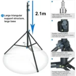 Weifeng 8819 Light Stand – Durable & Lightweight Professional Support - Image 2