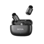 BOYA Mini 2 – Type C Version With Charging Case-02 Wireless Microphone System (2.4 GHz, Black)
