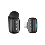 BOYA Mini 2 – Lightning Version-07 Wireless Microphone System (2.4 GHz, Black)