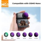 K&F Concept ND & CPL Filter Set for DJI Osmo Nano – 6-Pack ND8–ND256 & Polarizing Lens Filters (SKU.2702) - Image 7