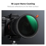 K&F Concept 3-in-1 Hybrid Filter ND2-32 + CPL + Black Diffusion 1/4 77mm (KF01.2069) - Image 3