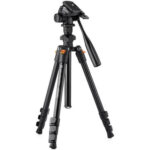 K&F Concept Lightweight Video Tripod O234AO+BV01 Smartphone Clamp (KF09.115V1)