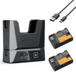 K&F Concept LP-E6NH 2-Pack Batteries + 18W Charger Canon EOS (KF28.0088)