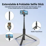 Jmary KT-259 Selfie Stick Tripod - Image 8
