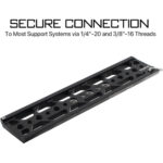 Tilta 10" Lightweight Standard Dovetail Plate (Black) TT-C16-BLK - Image 3