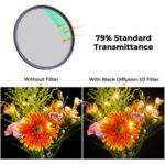 K&F Concept Nano-X Black Diffusion Filter 82mm 1/2 Grade (KF01.1656) - Image 8