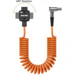 ZGCINE DT-LM D-Tap to 2-Pin LEMO Coiled Power Cable (23.6") - Image 10