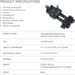 Tilta Mini PD V-Mount Battery Plate with Adjustable Arca Receiver Kit TA-BTP4K-V-B - Image 20