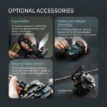 Tilta Camera Cage for Canon C50 Power Kit Black TA-T93-C-B - Image 14