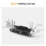 K&F Concept MS28 Folding 10-in-1 Hex Key Set Multi Tool (KF31.099) - Image 7