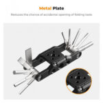 K&F Concept MS28 Folding 10-in-1 Hex Key Set Multi Tool (KF31.099) - Image 2