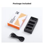 K&F Concept LP-E6NH Triple Slot Battery Charger LCD Canon EOS (KF28.0062) - Image 2