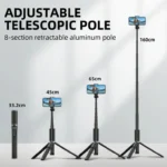 Jmary KT-259 Selfie Stick Tripod - Image 10