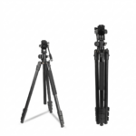 Jmary Professional KS355+HG60 DSLR ILDC Camera 2-in-1 Monopod Tripod 360 Degree Panoramic Ball Head Stand - Black - Image 2