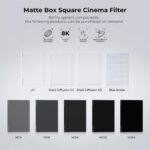 K&F Concept Black Mist 1/4 4x5.65" Square Cinema Filter Slim HD Multi-Coated (KF01.2451) - Image 7