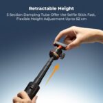 K&F Concept 25.6" Magnetic Quick Release Tripod 2-in-1 Extendable 360° Ball Head (KF09.181) - Image 3