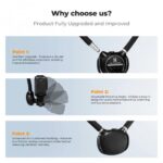 K&F Concept Neck Mount Air Cushion Hands-Free POV Vlogging 1/4" Adapter (KF12.0015) - Image 6