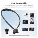 K&F Concept Neck Mount Air Cushion Hands-Free POV Vlogging 1/4" Adapter (KF12.0015) - Image 3