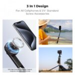 K&F Concept Popod 72" 3-in-1 Magnetic Phone Tripod Selfie Stick Remote (KF15.0015) - Image 7