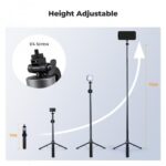K&F Concept Popod 72" 3-in-1 Magnetic Phone Tripod Selfie Stick Remote (KF15.0015) - Image 2