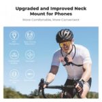 K&F Concept 2-in-1 Magnetic & Clip-on Neck Phone Holder Hands-Free POV (KF15.0016) - Image 9
