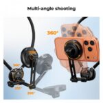 K&F Concept 2-in-1 Magnetic & Clip-on Neck Phone Holder Hands-Free POV (KF15.0016) - Image 8