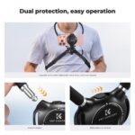 K&F Concept 2-in-1 Magnetic & Clip-on Neck Phone Holder Hands-Free POV (KF15.0016) - Image 5