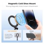 K&F Concept Magnetic Metal Phone Mount Cold Shoe Rotatable (KF31.196) - Image 6
