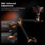 K&F Concept 22" Magic Arm Clamp Kit Overhead Desk Mount (KF31.201) - Image 7