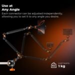 K&F Concept 22" Magic Arm Clamp Kit Overhead Desk Mount (KF31.201) - Image 6