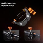 K&F Concept 22" Magic Arm Clamp Kit Overhead Desk Mount (KF31.201) - Image 5