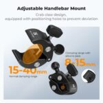 K&F Concept Dual Super Clamp 360° Ball Head Handlebar Mount (KF31.204S2) - Image 7