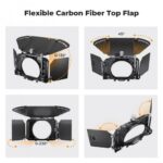 K&F Concept Matte Box Kit 4x5.65" Filter 67-95mm Adapters (2322V1) - Image 6