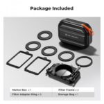K&F Concept Matte Box Kit 4x5.65" Filter 67-95mm Adapters (2322V1) - Image 2
