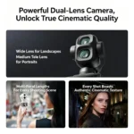 DJI Osmo Pocket 4P – 4K Dual-Camera Pocket Gimbal Camera (Black) - Image 7