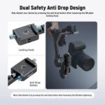 Neewer CA108 Vertical Camera Mount for DJI RS 4, RS 3, RS 3 Pro & RS 2 - Image 4