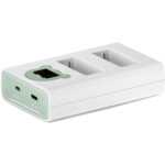 Tilta 2-Channel Battery Charger for LP-E17 Batteries (Ash Green) TBC-E17-AG - Image 9