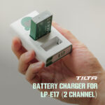 Tilta 2-Channel Battery Charger for LP-E17 Batteries (Ash Green) TBC-E17-AG - Image 7