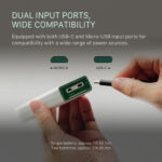 Tilta 2-Channel Battery Charger for LP-E17 Batteries (Ash Green) TBC-E17-AG - Image 2