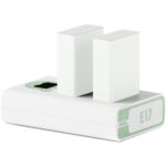 Tilta 2-Channel Battery Charger for LP-E17 Batteries (Ash Green) TBC-E17-AG