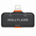 Hollyland LARK M2S Wireless Receiver with Lightning Connector for Mobile Devices (2.4 GHz, Space Gray)