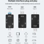 Generic 6-in-1 USB-C & OTG Micro SD Card Reader Adapter - Image 4