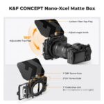 K&F Concept Nano-Xcel Matte Box Kit for 4x5.65" Filters (SKU.2180) - Image 7