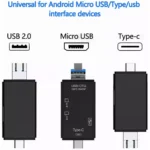 Generic 6-in-1 USB-C & OTG Micro SD Card Reader Adapter - Image 7