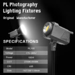 Vagner Pro PL-100A 100W COB LED Bi-Color Video Light with 12 FX Effects - Image 8