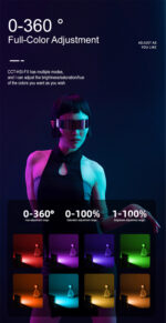 Vagner Pro T100-S 100W RGB COB LED Video Light - Image 10
