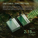 Tilta LP-E17 Kit with 2 Batteries and 2-Bay USB Charger (Ash Green) TBC-E17-A-AG - Image 13